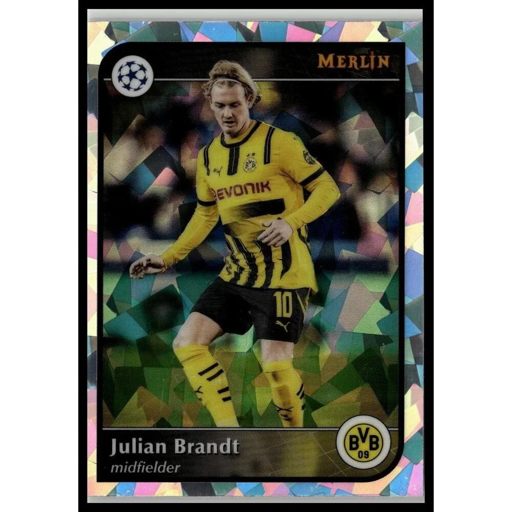 2024-25 Merlin UEFAJulian Brandt #196 Dortmund Atomic